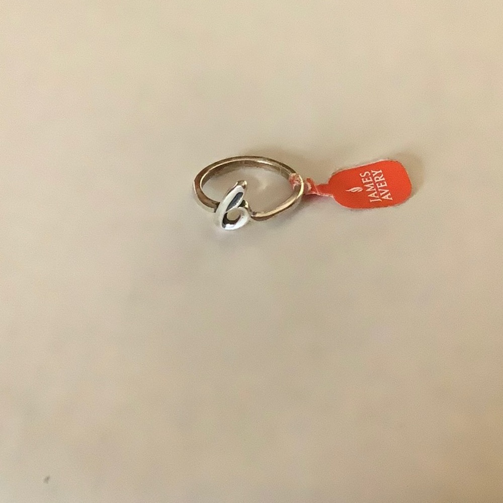 James Avery Script Initial “B” Ring. Size 8